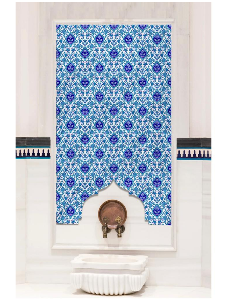 Hamam Panoları-18- 120x240 Hamam Çini Kütahya Çini Modeli, Lider Çini