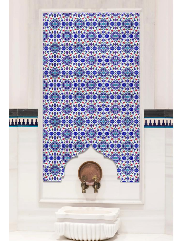 Hamam Panoları-28- 80x160 Ev Tipi Banyo Hamam Çini Modelleri, Lider Çini