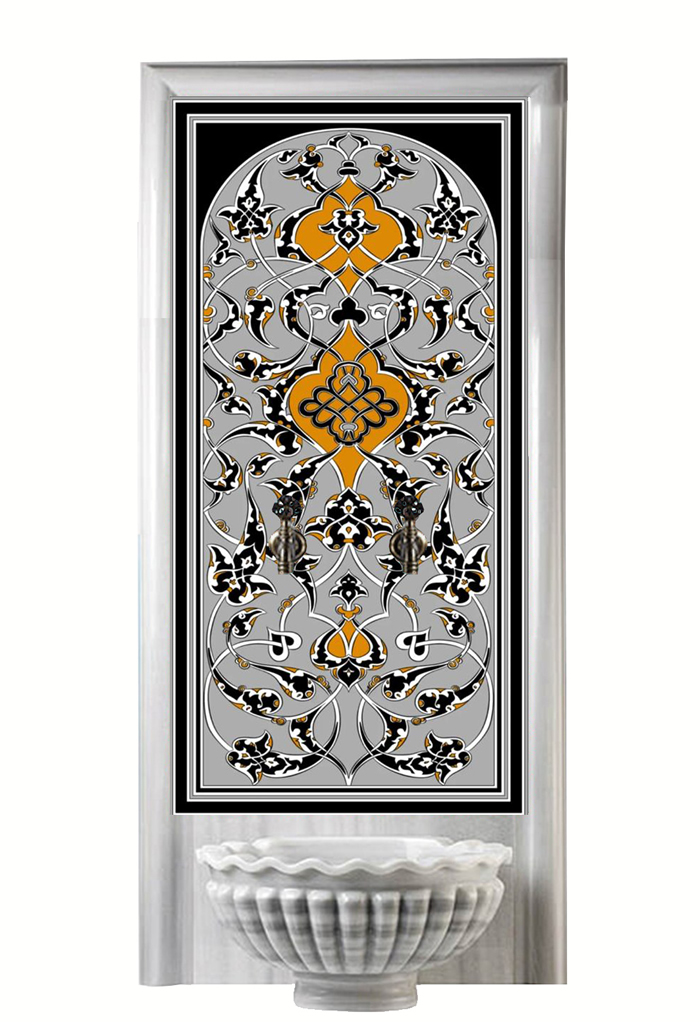 Hamam Panoları-34- 80x160 Hamam Çinileri Mat, Lider Çini