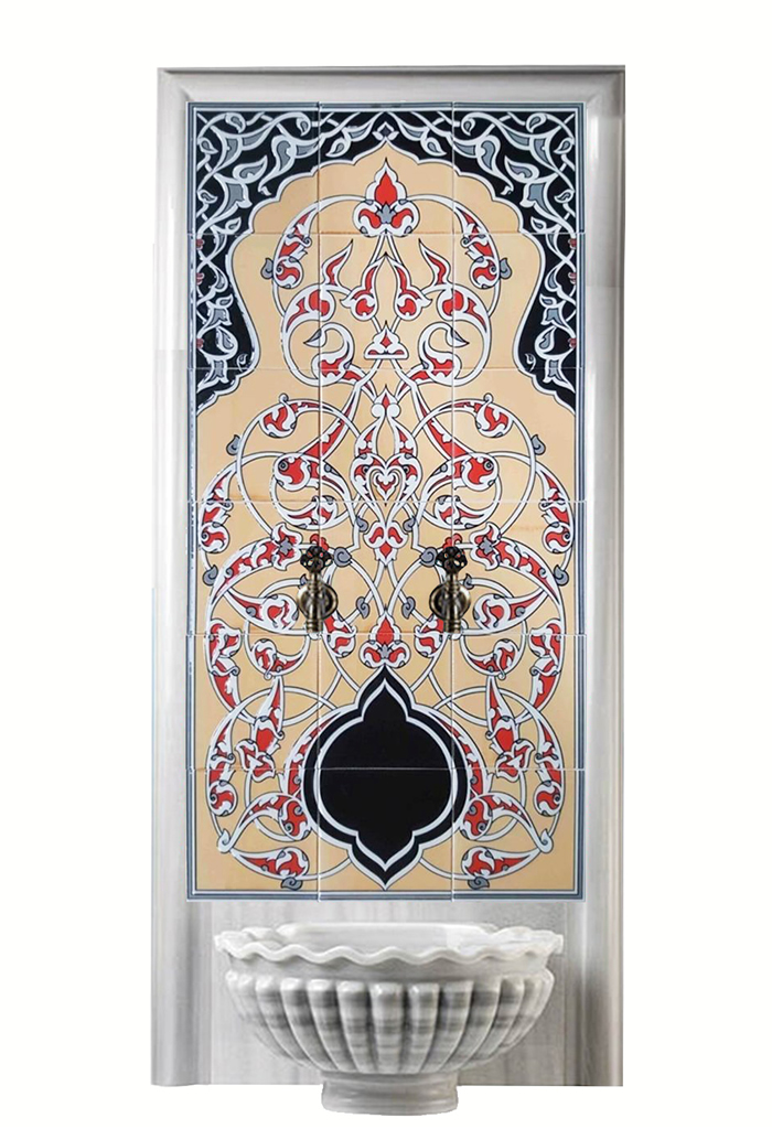 Hamam Panoları-38- 60x120 Hamam Çinleri Sarmaşık, Lider Çini 