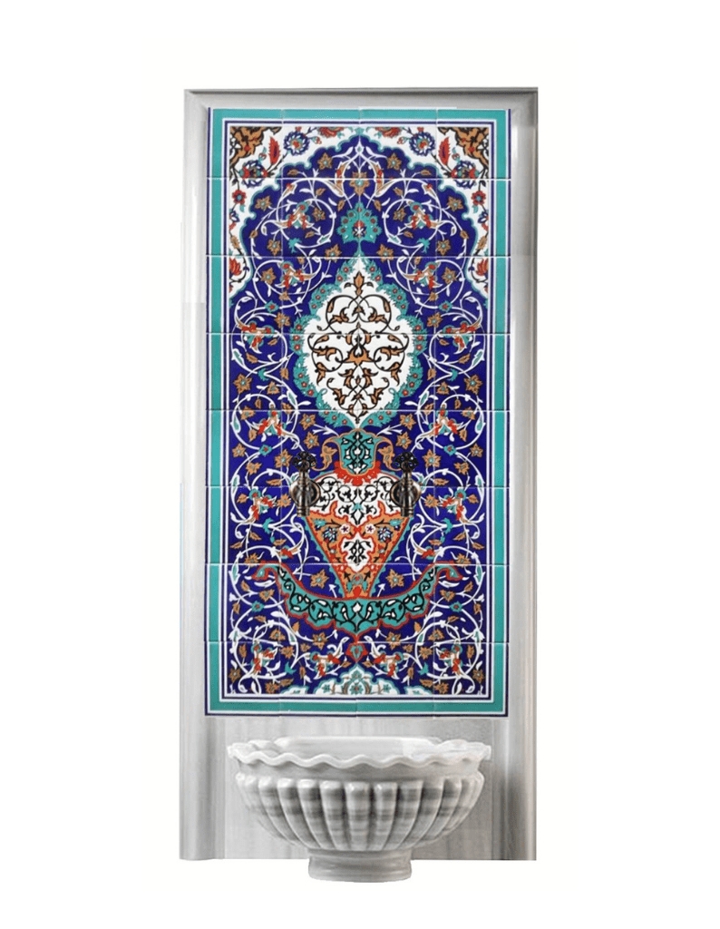 hamam-panolari-74- 80x160 Türk Hamam Çinileri Sarmaşık Kobalt, Lider Çini 